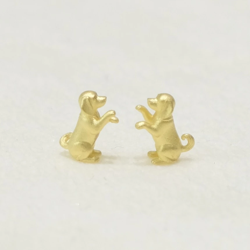 汪汪守護｜黃金實心金豆