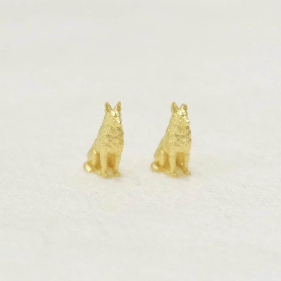 狼運亨通｜黃金實心金豆