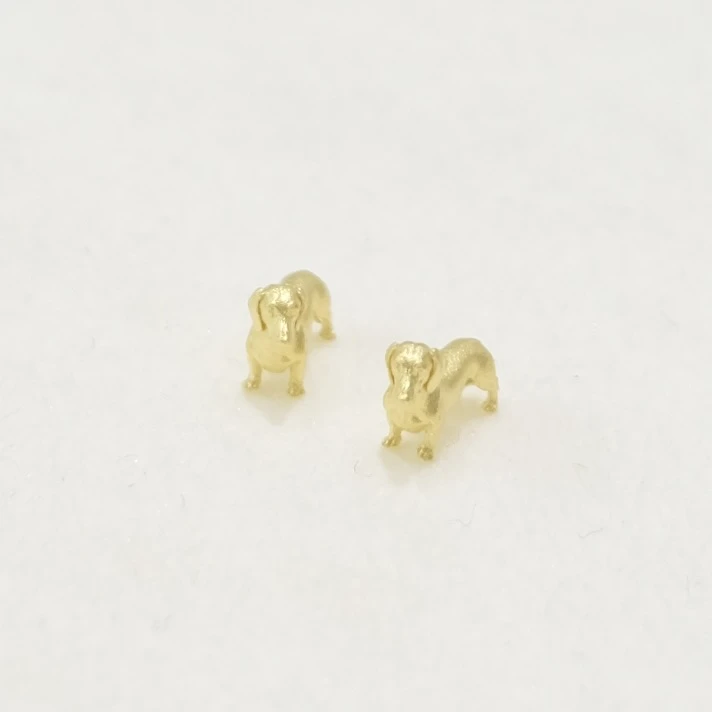 長長有福｜黃金實心金豆