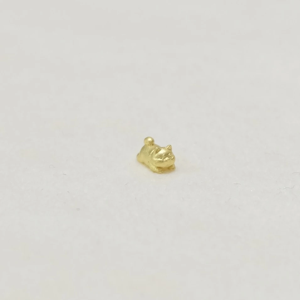萌爪守護｜黃金實心金豆