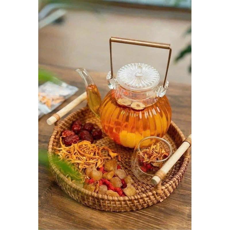 🍵Trà Đông TrùngTứ Vị Siêu Phẩm Sức KhỏeTừ Thiên Nhiên