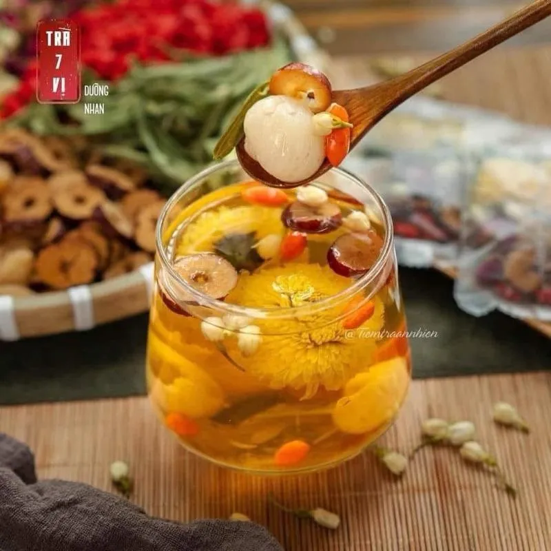 🍵TRÀ DƯỠNG NHAN 7 VỊ 25 gói hộp