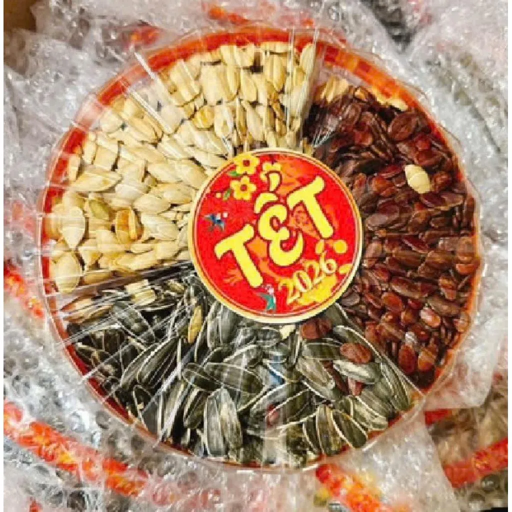 🌻 HỘP MIX HẠT 3 NGĂN – ĂN VUI MỖI NGÀY, NGON KHÓ CƯỠNG! 🌻