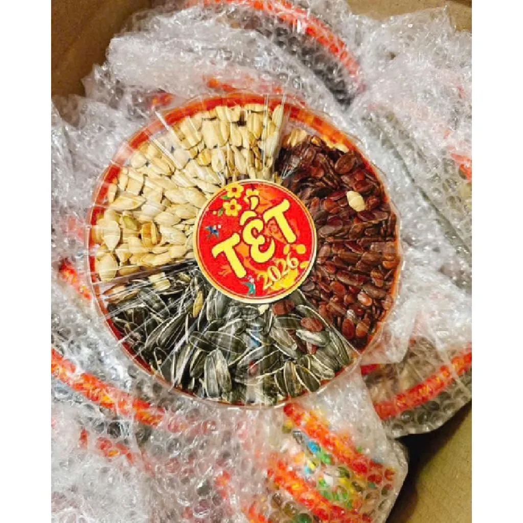 🌻 HỘP MIX HẠT 3 NGĂN – ĂN VUI MỖI NGÀY, NGON KHÓ CƯỠNG! 🌻