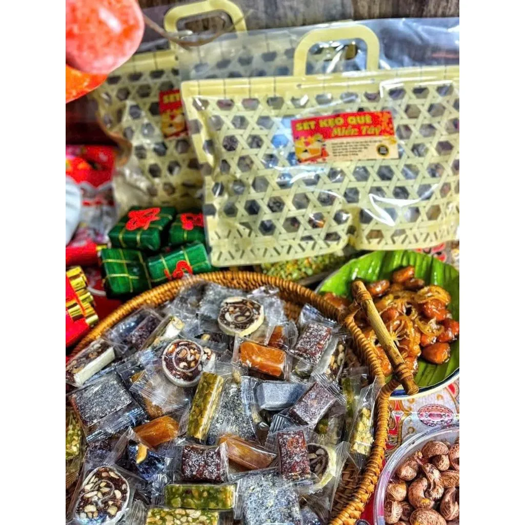 🎉 SET KẸO TẾT MIỀN TÂY – NGON TUYỆT, ĐẬM VỊ TRUYỀN THỐNG 🍬