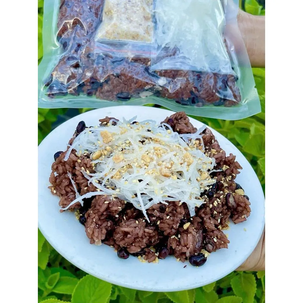 越式黑豆糯米飯 😍有附椰子花生糖粉XÔI ĐẬU ĐEN /500gr
