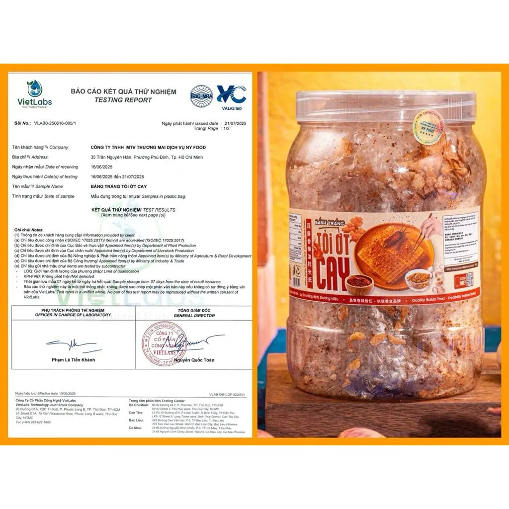 蒜酥香辣油拌米紙 bánh tráng TỎI ỚT CAY