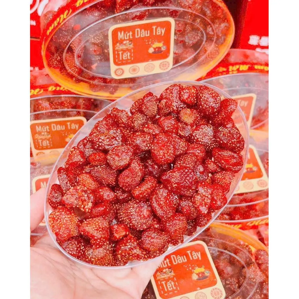 🍓DÂU TÂY SẤY DẺO – CHUA NGỌT TỰ NHIÊN, ĂN LÀ GHIỀN! 🍓