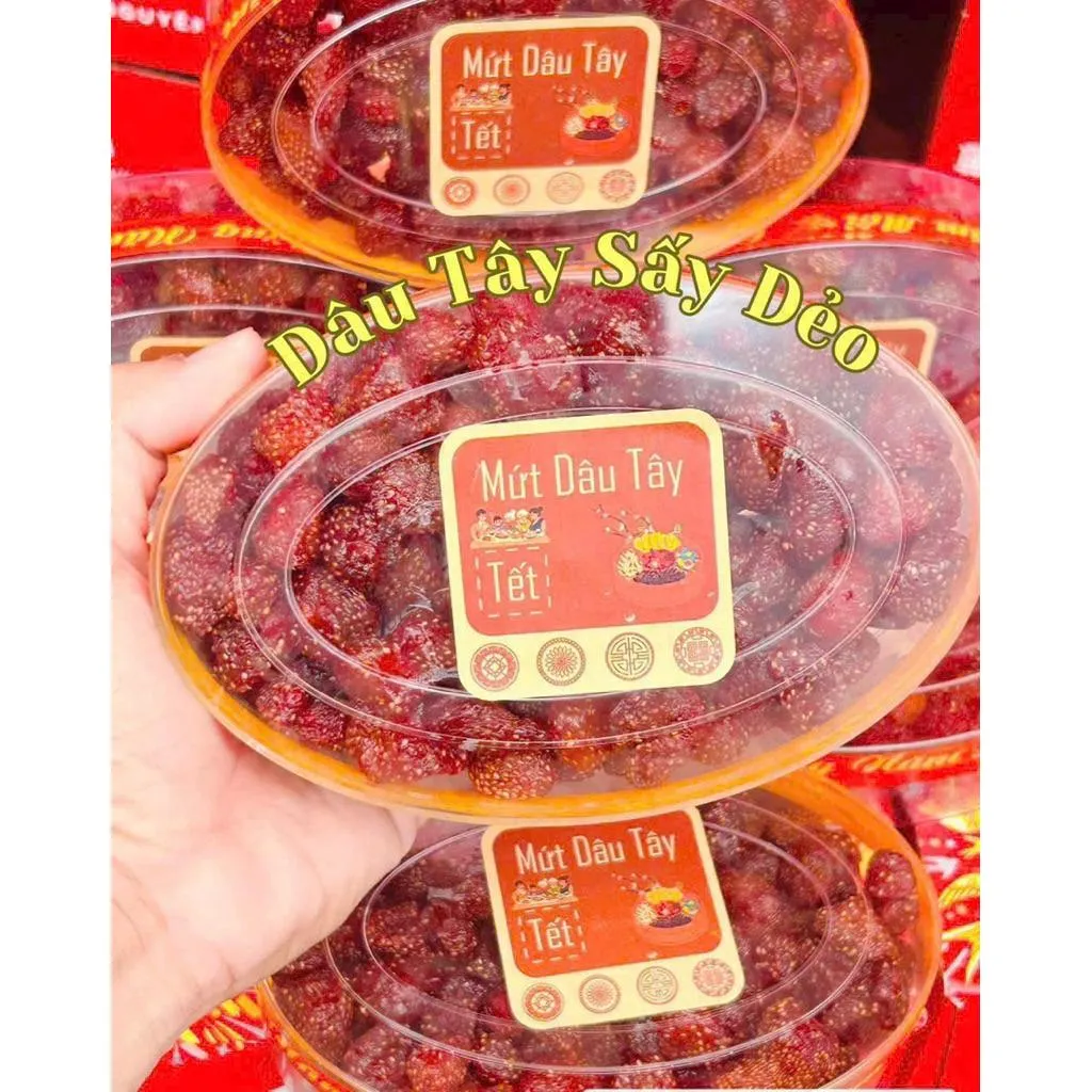 🍓DÂU TÂY SẤY DẺO – CHUA NGỌT TỰ NHIÊN, ĂN LÀ GHIỀN! 🍓