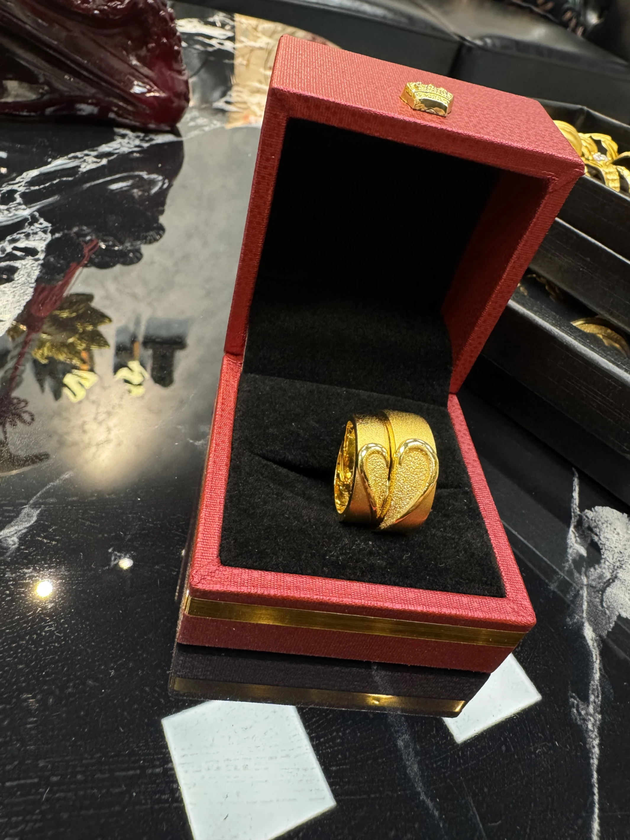 金包銀2錢情侶對戒款（大）