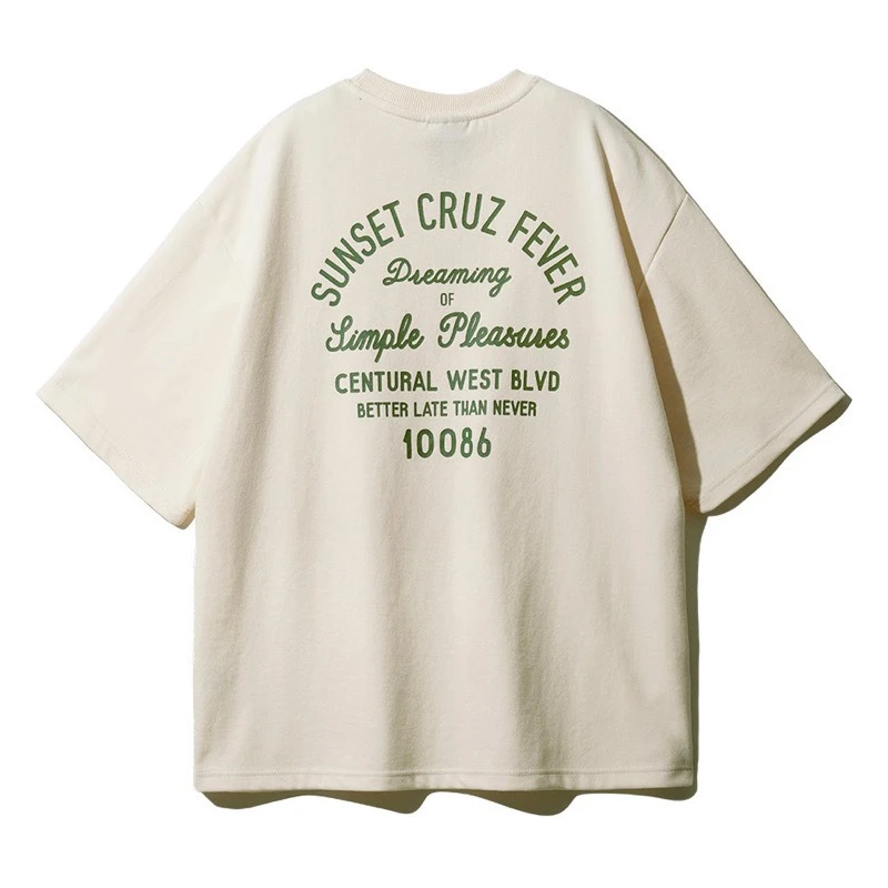<預購> 韓國fp142 SUNSET CRUZ FEVER高磅短T