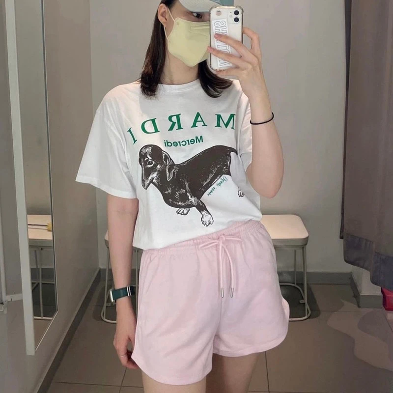 <預購> Mardi Mercredi 臘腸狗純棉短Ｔ