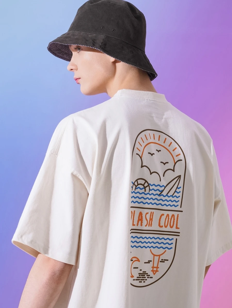 <預購> 韓國TWN 海邊時刻🏄🏻 高磅純棉短T