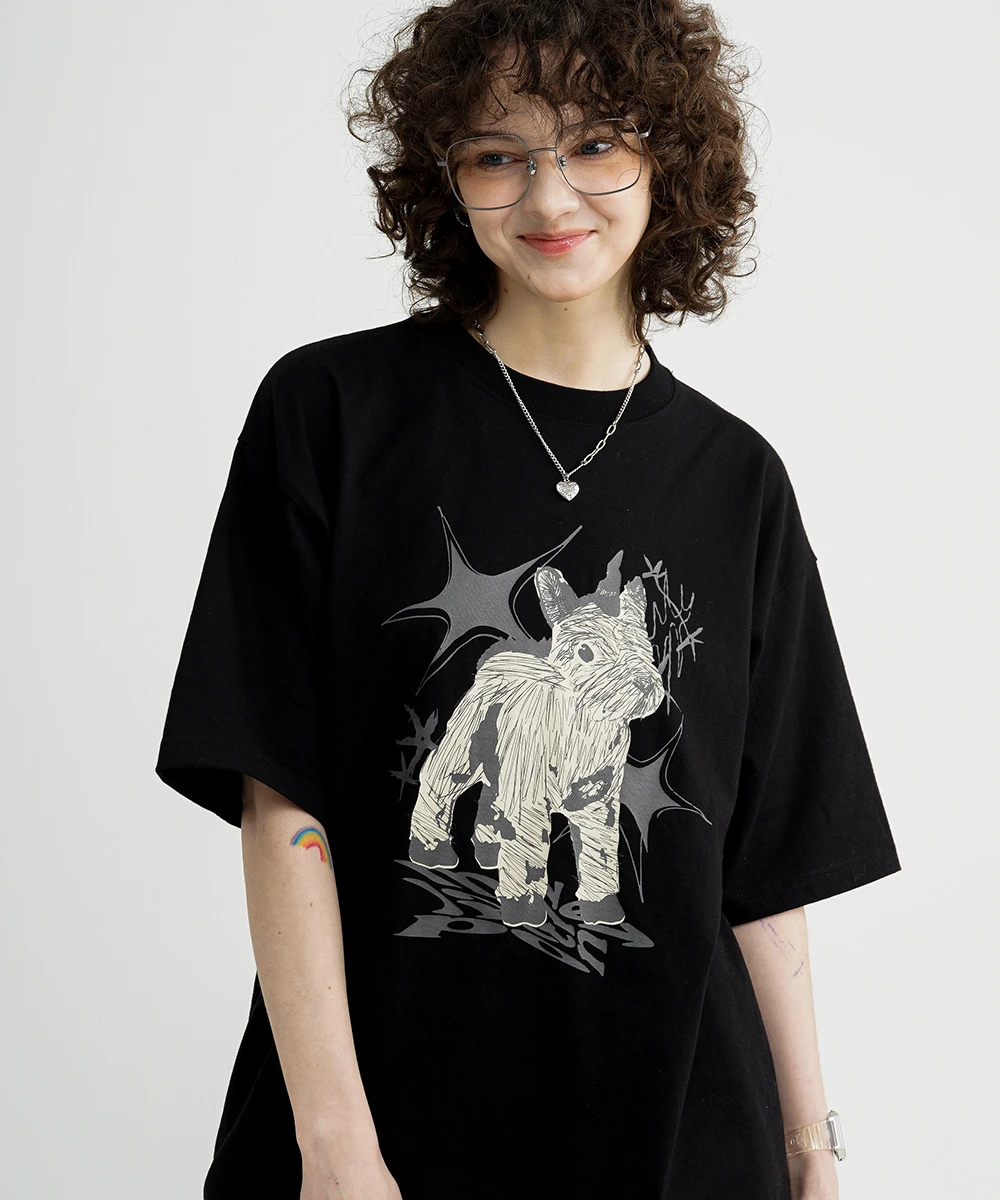 <預購> 官網限定優惠 韓國WV PROJECT CALIPONYS 🦄 素描獨角獸純棉短Ｔ