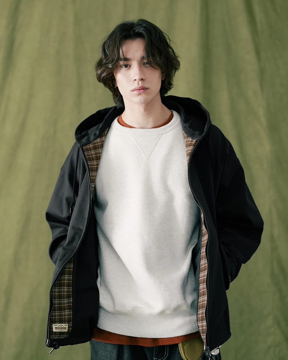 <預購> 韓國WV PROJECT DUFF COZY 復古格紋工裝連帽外套