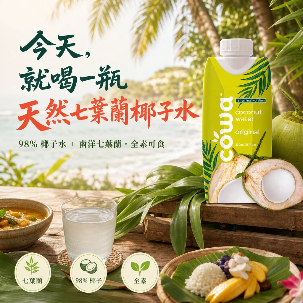 沁涼順口 | 椰子水