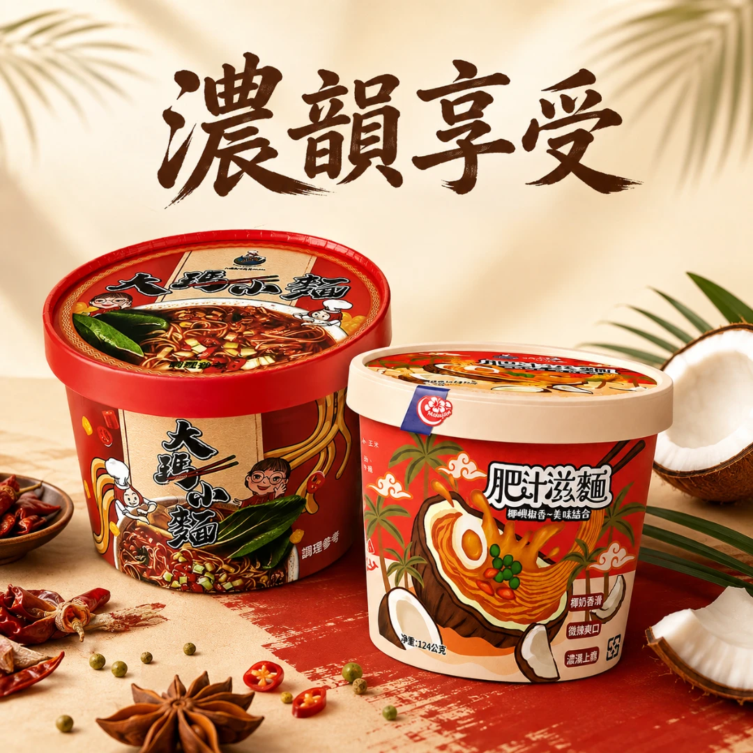 濃韻享受 | 大瑪小麵+肥汁滋麵各6碗