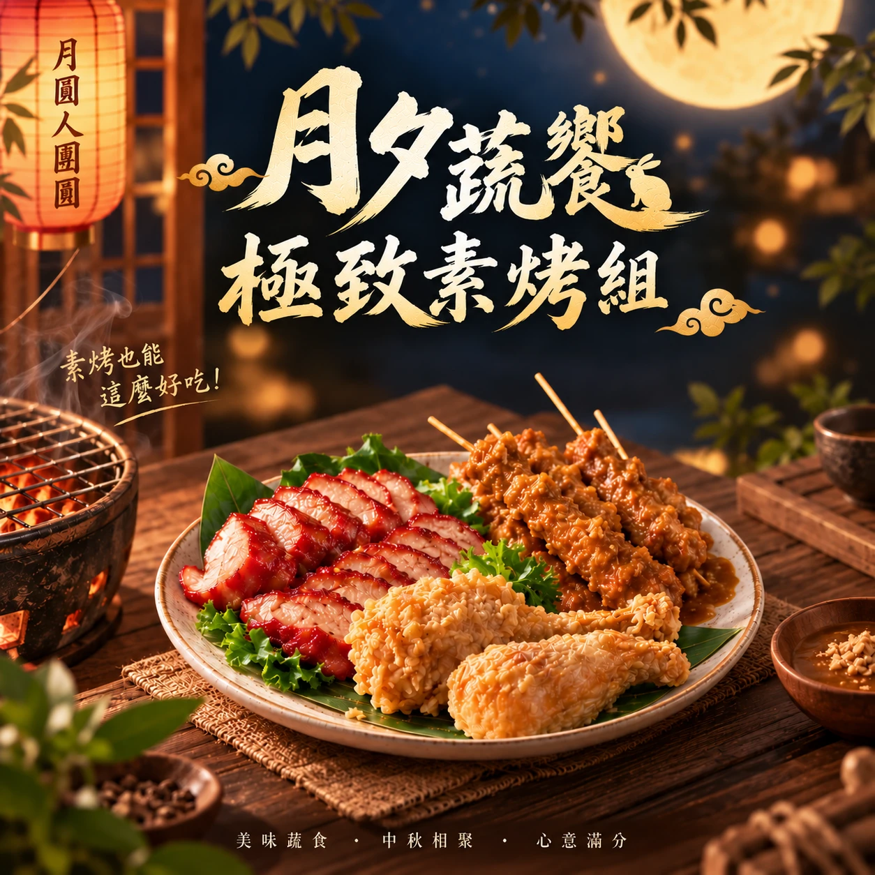 月夕蔬饗 | 極致素烤組(全素)