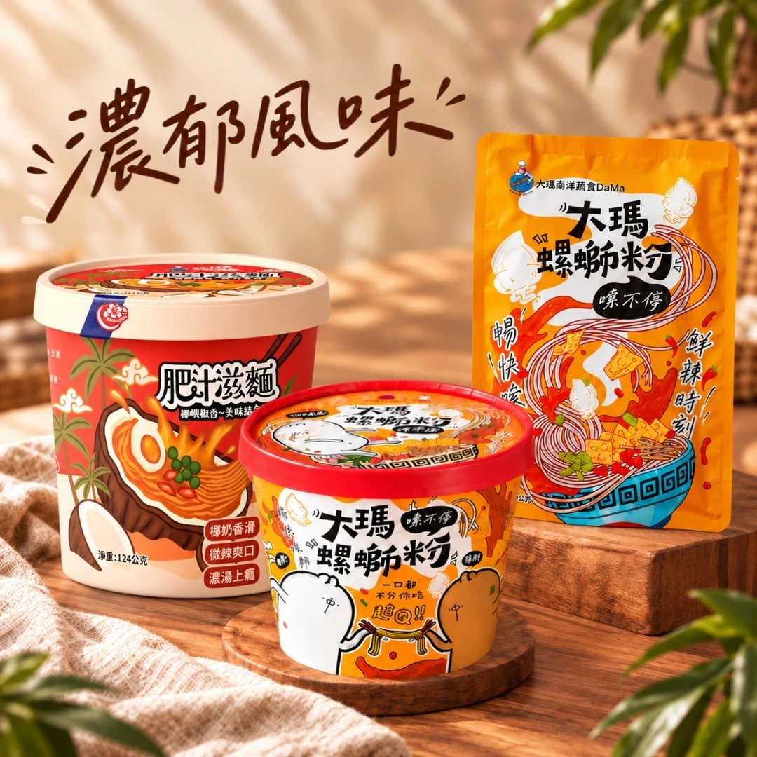 濃香三享 | 螺螄粉+肥汁滋麵
