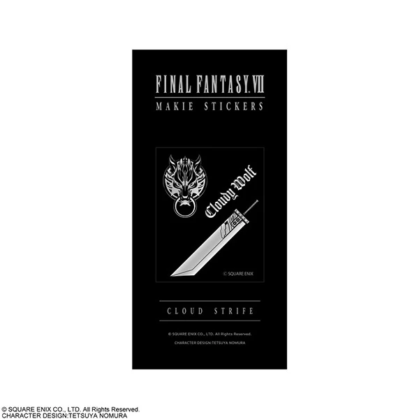 FINAL FANTASY VII 系列 金屬貼紙 克勞德·史特萊夫#34744