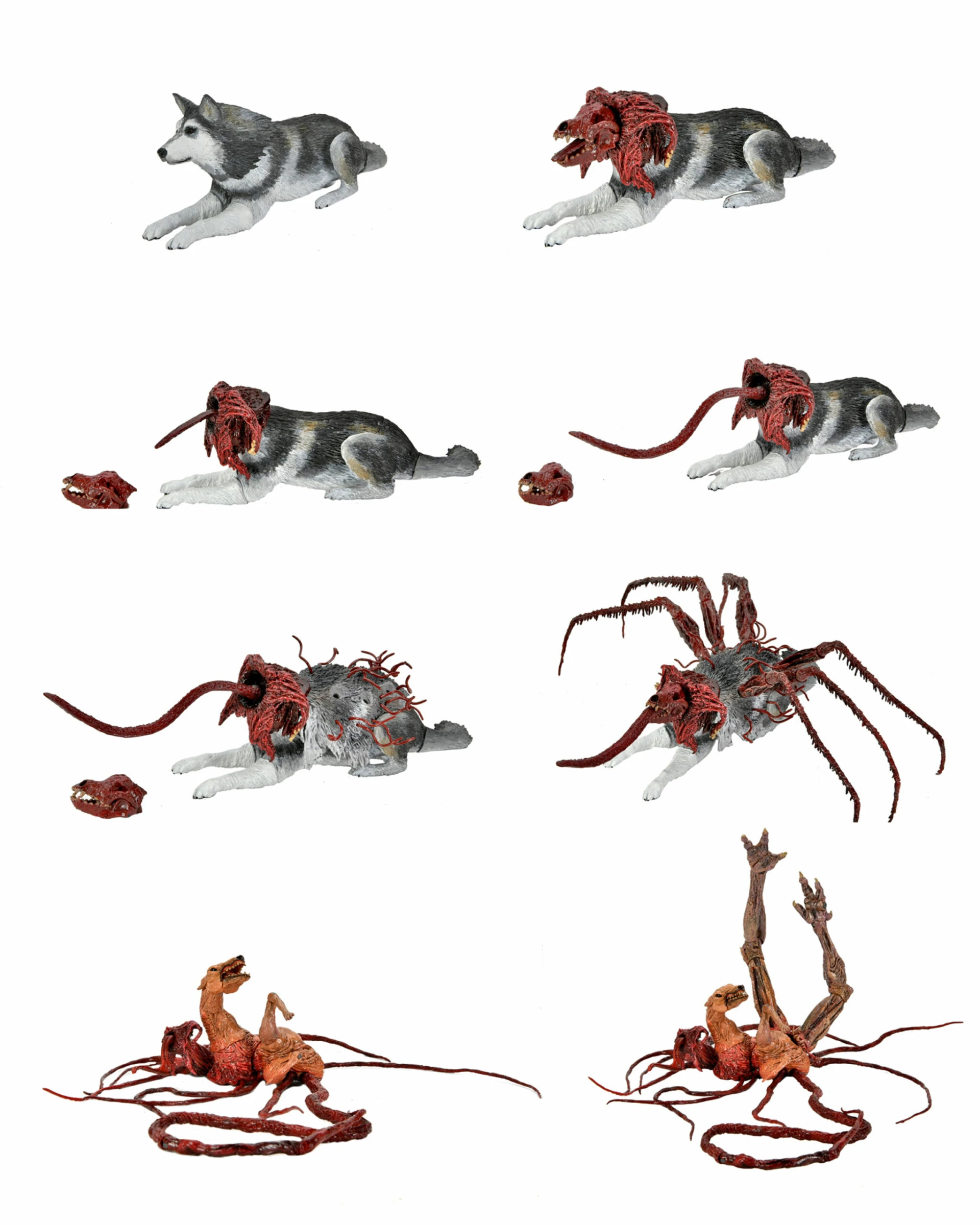 NECA 7吋 極地詭變 怪物狗 可動公仔