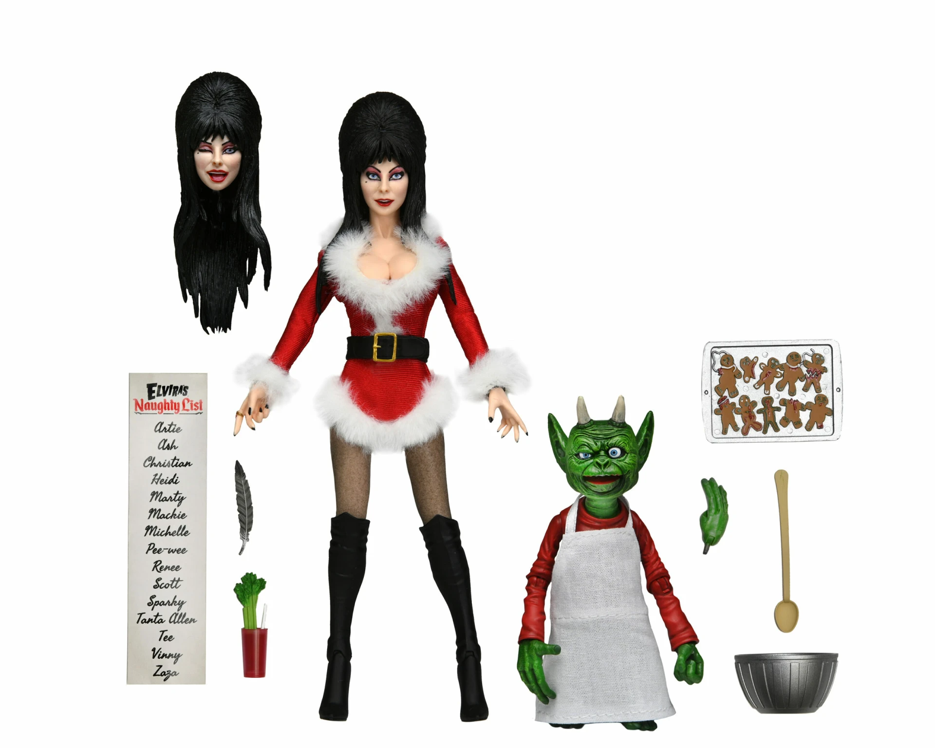 NECA 8吋 恐怖的聖誕艾維拉 可動公仔