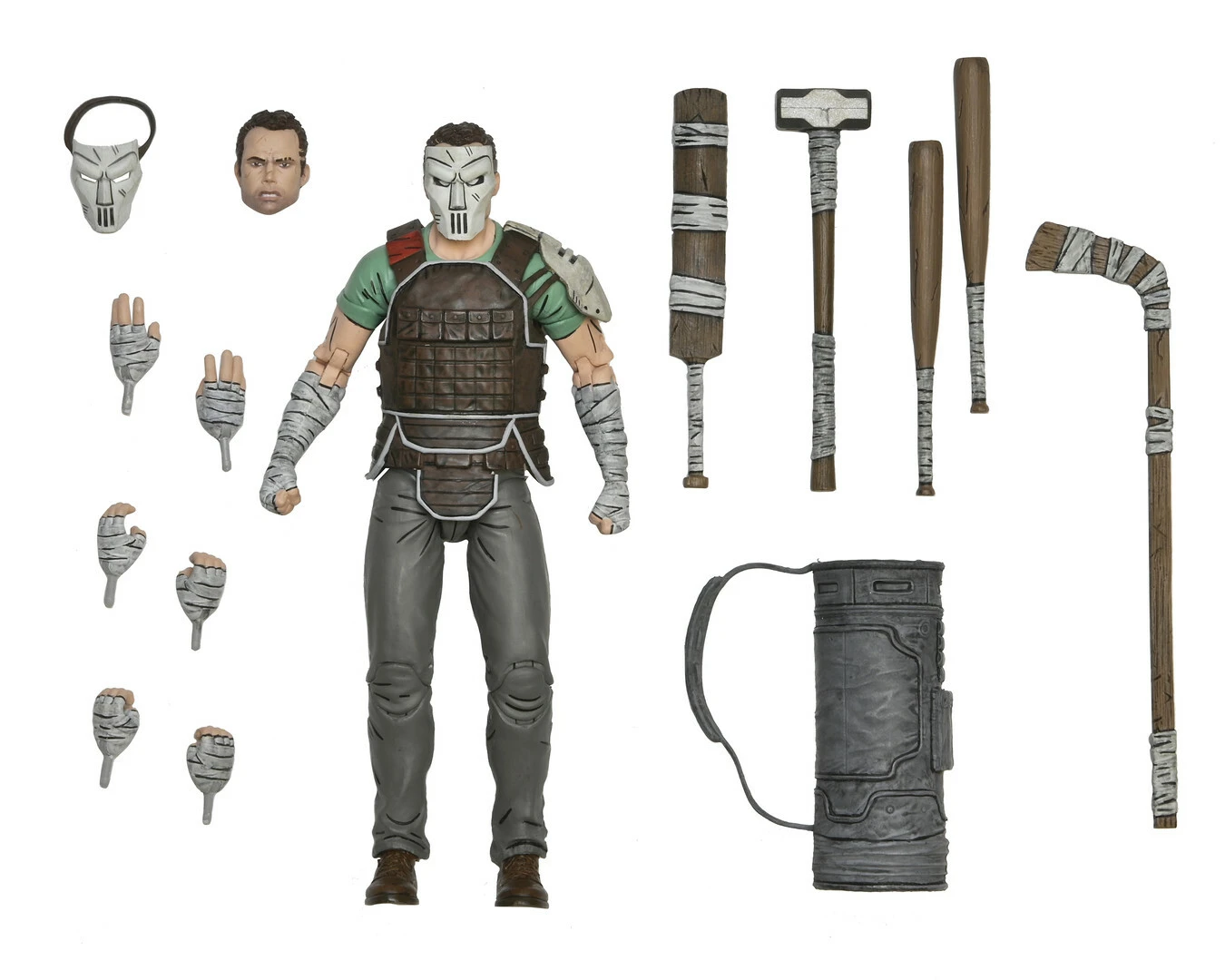 NECA 7吋 忍者龜 最後的浪人 凱西瓊斯 可動公仔