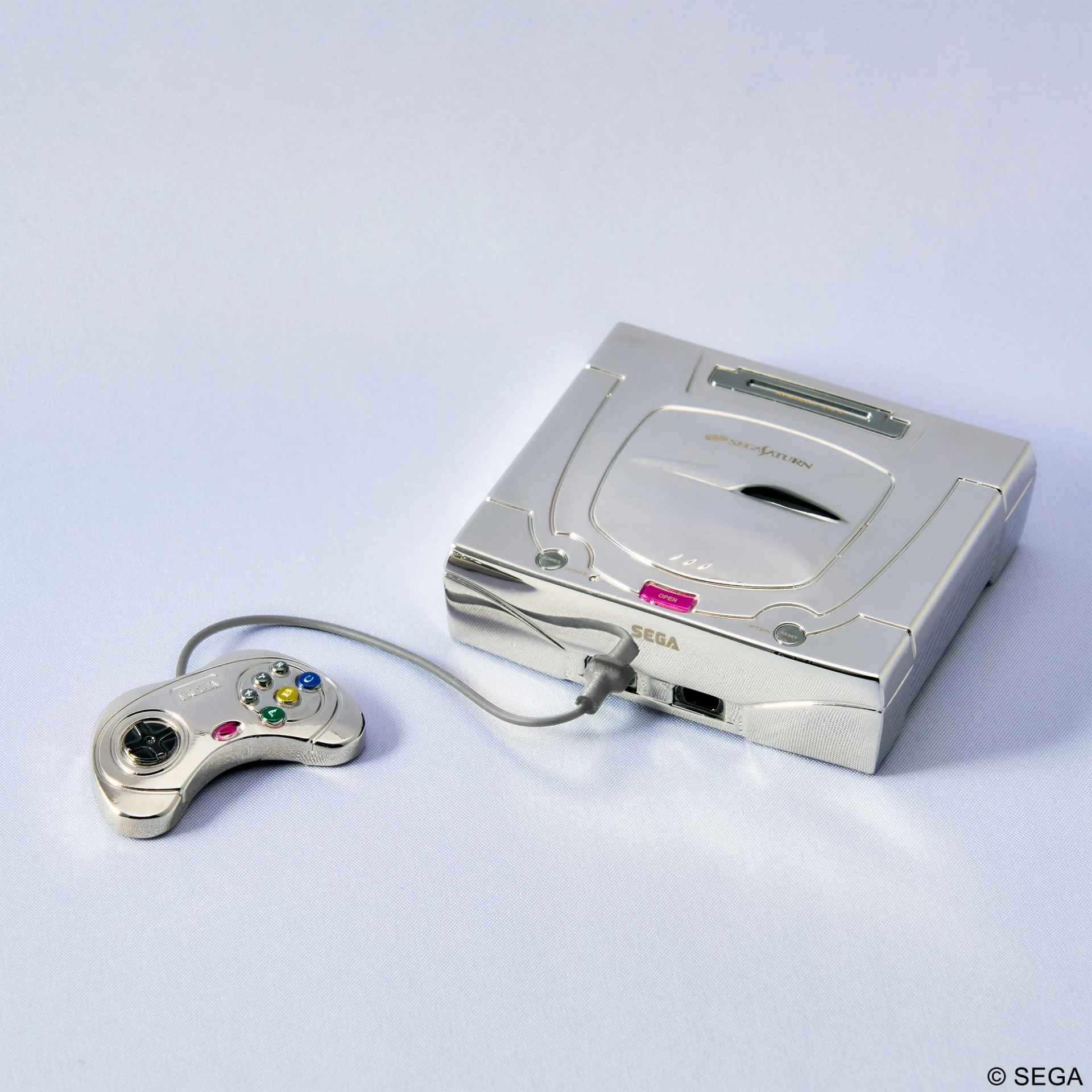 SEGA主機系列 閃亮藝術畫廊 SEGA SATURN 白色