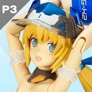 Frame Arms Girl 機甲少女  P3白魔鷲 夏季版 可動人形(FG177)