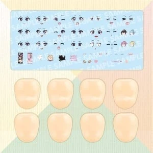 1/10 創彩少女庭園 自訂臉部＆DECAL SET Vol.7 RAGUHONOERIKA設計 結城圓用B