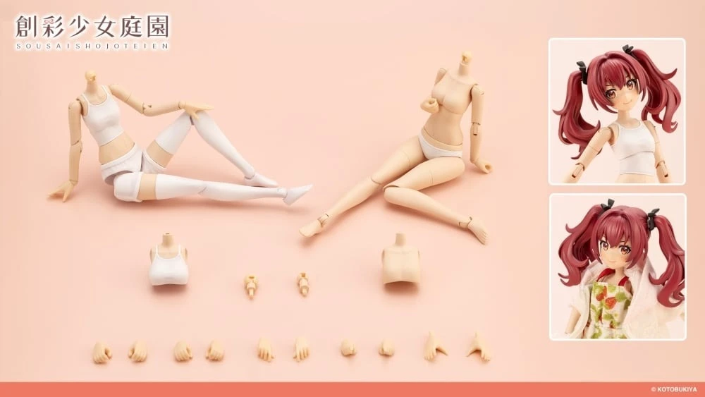 1/10 創彩少女庭園 裝扮用身體 S 組裝模型