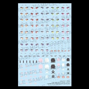 女神裝置M.S.G PUNI☆MOFU 貓貓 EYE DECAL SET 水貼