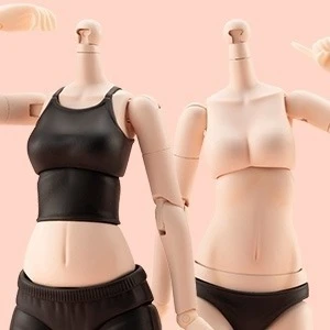 1/10 創彩少女庭園 裝扮用身體 S 白皙的膚色C 組裝模型 (JK078)