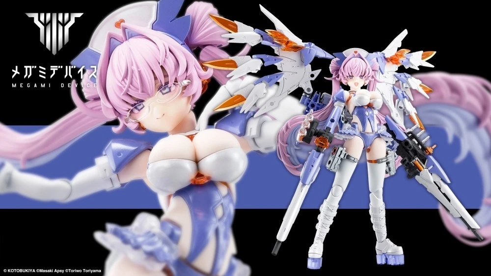 メガミデバイス　女神装置　塗装完成品 Megami Device 女神裝置慾望少女護士組裝模型(KP799)