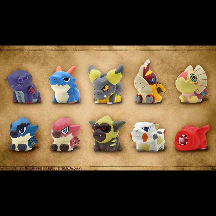 CAPCOM CFB系列 手指公仔 魔物獵人Vol. 2(一中盒10入)