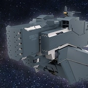 27年4月 1/3000 銀河英雄傳說 自由惑星同盟區 戰艦 休伯利安 組裝模型