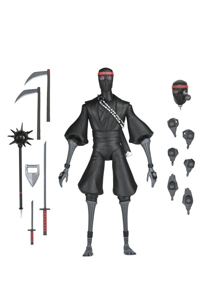 NECA 7吋 忍者龜  (2012 Cartoon) 腳足忍者 可動公仔