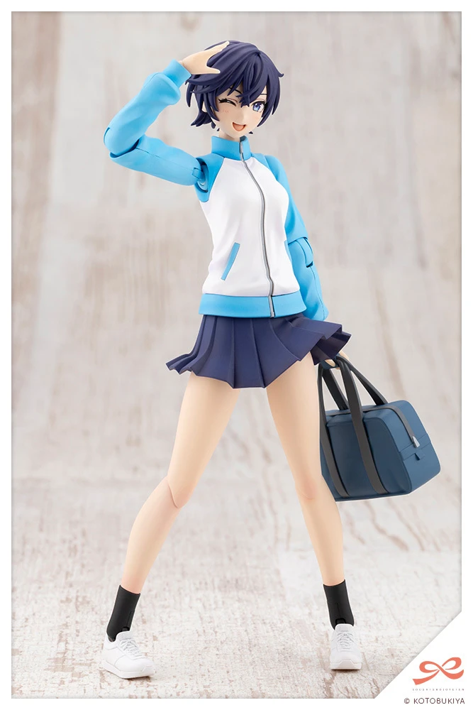 早乙女 瑠衣　素組完成品 1/10 創彩少女庭園早乙女瑠衣櫻桃高校制服運動服Ver. 組裝模型(JK035)