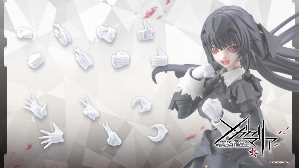 無限邂逅Megalo Mari M.S.G EX 手部套件 女性A型 白色Ver.組裝模型