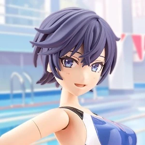 1/10 創彩少女庭園 早乙女瑠衣 桃櫻高校 競泳泳裝Ver.  組裝模型 (JK037)