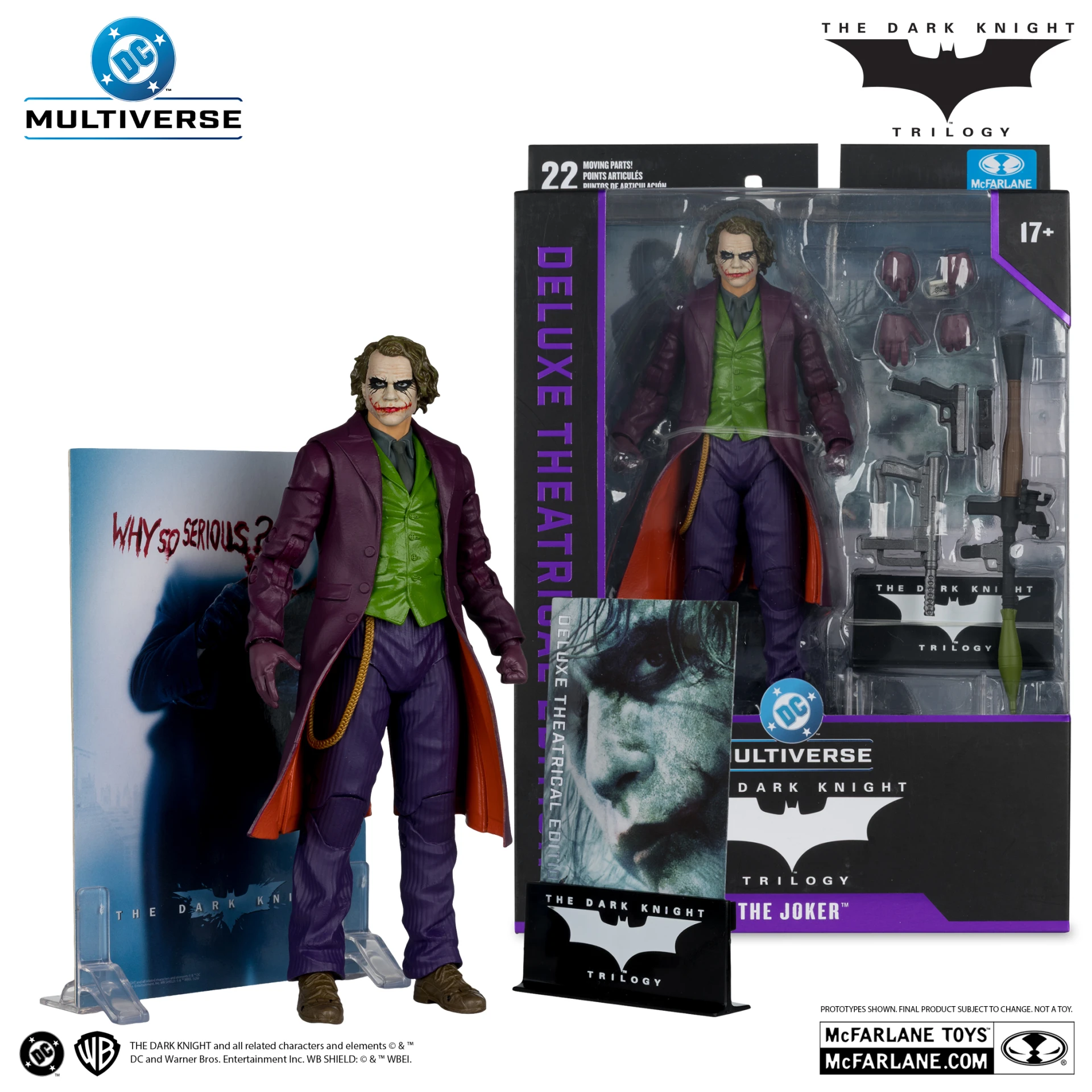 麥法蘭 DC 7吋 THEATRICAL豪華版 小丑JOKER 黑暗騎士