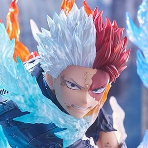 轟焦凍 40個 1/8 ARTFX J 我的英雄學院轟焦凍冷炎白刃Ver. PVC