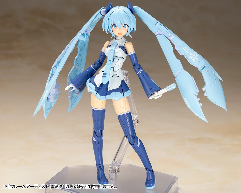 Frame Arms 骨裝機兵藝術家系列雪初音組裝模型