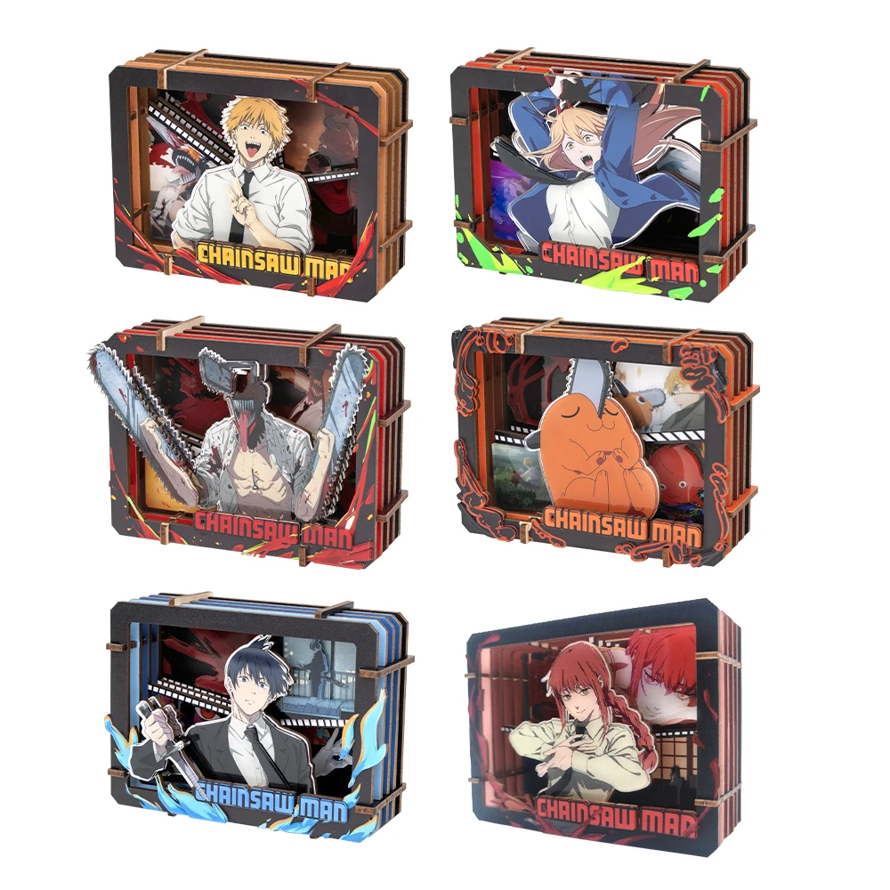 PUREMIND 鏈鋸人 木拼 盲盒 6款6入 (2813VA-BOX)