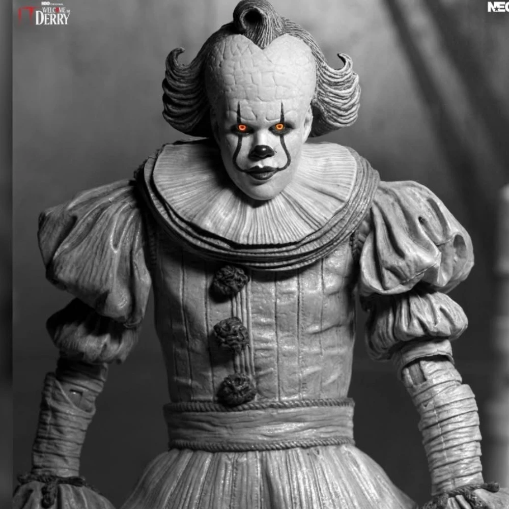 26年Q4 NECA 7吋 歡迎來到德利鎮 牠：前傳 黑白版 潘尼懷斯