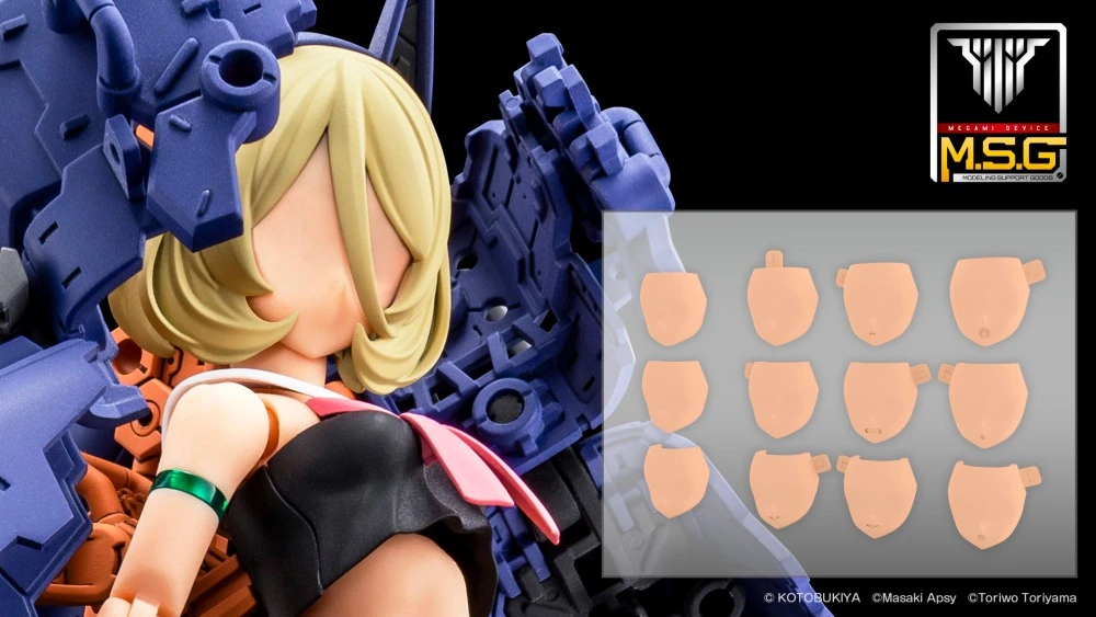26年10月 女神裝置M.S.G 08 臉部套組 BUSTER DOLL 膚色D