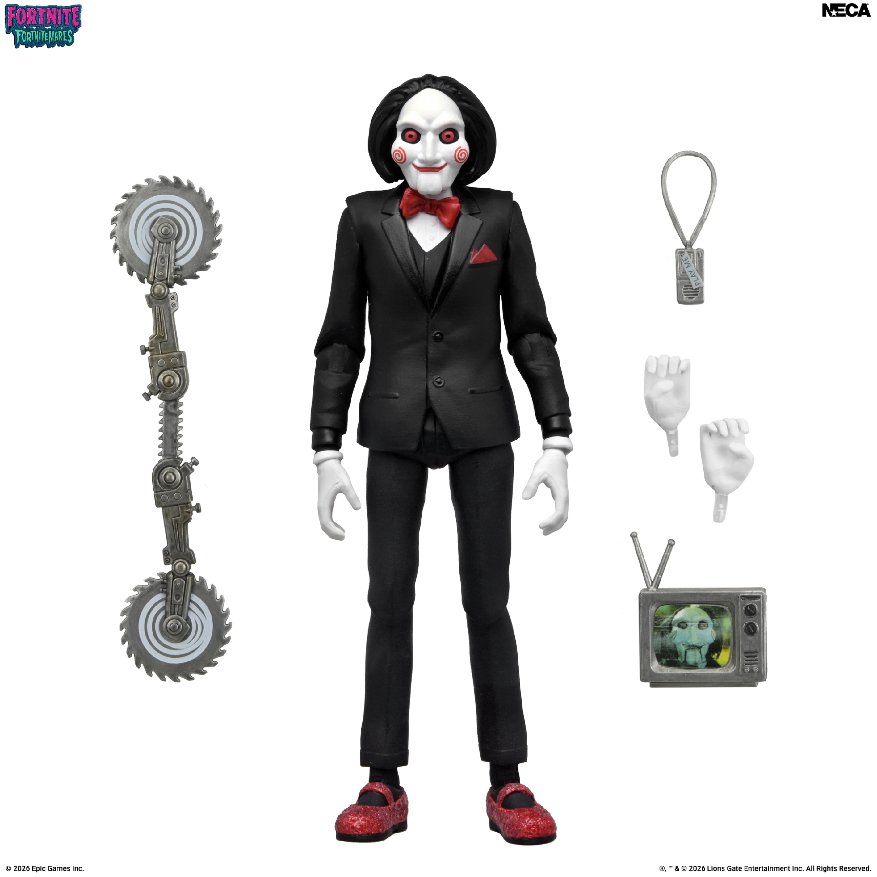 26年Q3 NECA 7吋 可動人偶 奪魂鋸 比利木偶