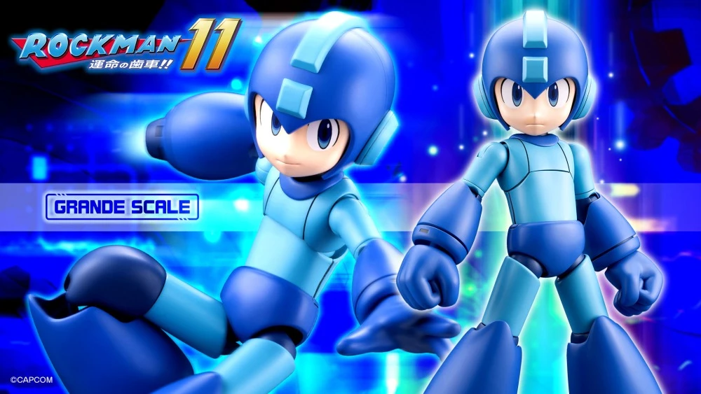 26年11月 GRANDE SCALE 大型比例 洛克人 -洛克人 11 Ver.- 組裝模型