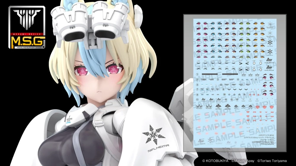 26年12月 Megami Device 女神裝置 尤格拉希斯 伽爾姆 利刃 暴風雪 EYE DECAL SET 水貼