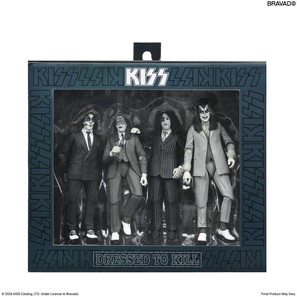 26年Q4 NECA KISS 7吋 漁夫 Dressed to Kill專輯 4入組